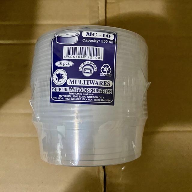 Microwaveable Tupperware Food Plastic Container Round RO10 / RO16 ...