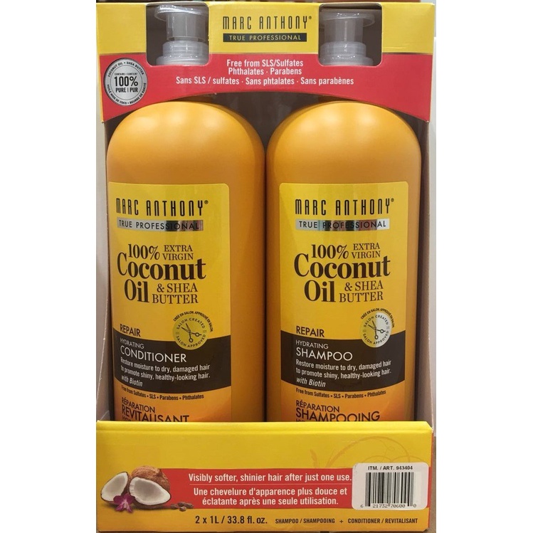 Marc Anthony Hydrating Coconut Oil and Shea Butter Shampoo with Biotin