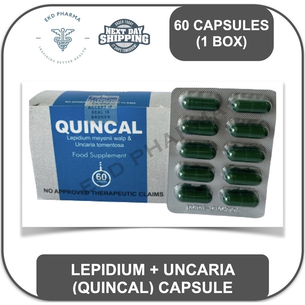 Quincal Capsule Food Supplement [30 & 60 capsules] Exp Date 4/2024