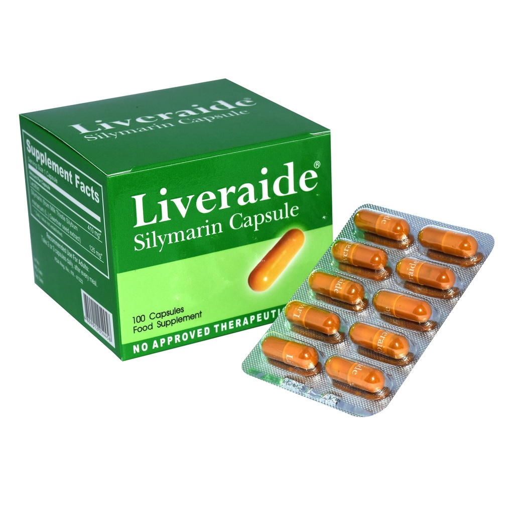 Liveraide Silymarin Sold Per Capsule Shopee Philippines