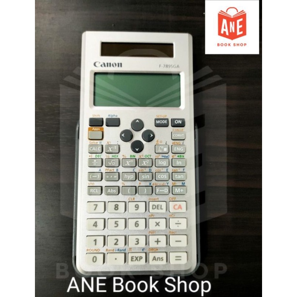 AUTHENTIC Transparent and Silver Casing Canon F789SGA Calculator