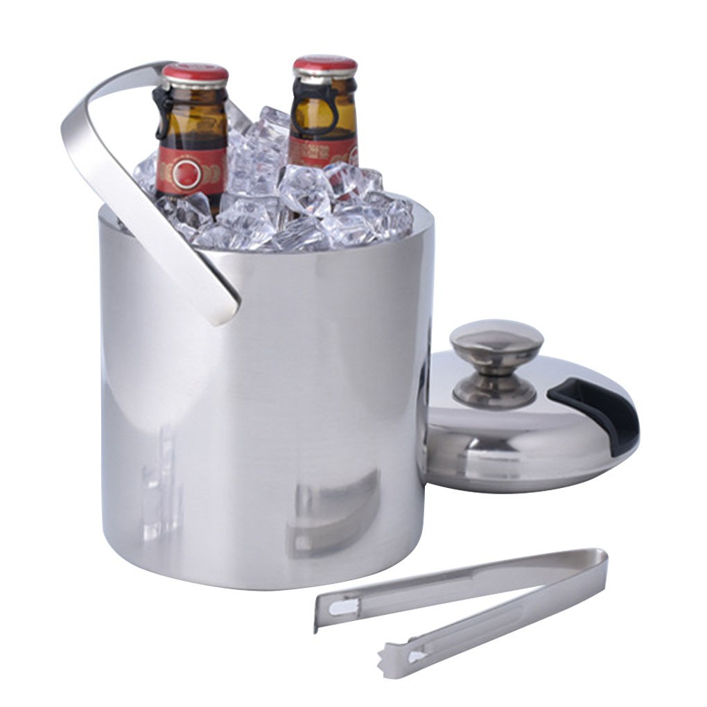 COD Double wall ice bucket, insulated stainless steel party champagne