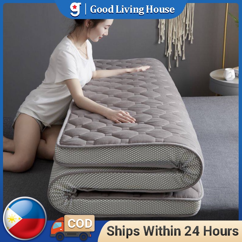 Ready Stock Foldable Mattress Thailand Latex Mattress Single/Queen/King