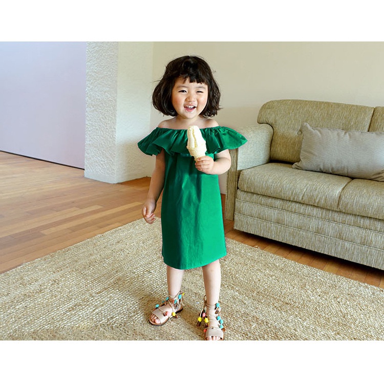 FiFi Baby Children's Skirt Dress Girl's Two Ways To Wear Summer Size (28 Years Old) Shopee