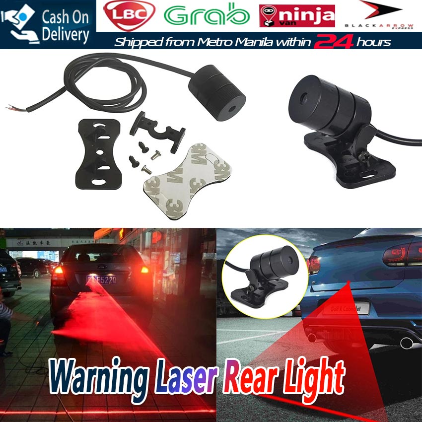 Anti Collision Rear Car Laser Tail Fog Light Auto Brake Parking Lamp ...