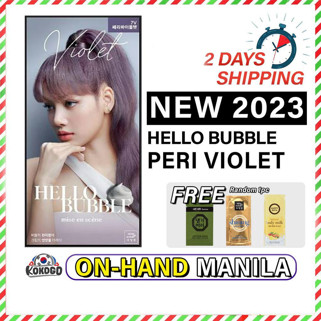 [MISE EN SCENE] Hello Bubble hair dye Permanent Hair Color Shopee