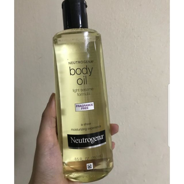 bodyrockers Neutrogena Body Oil Fragrance Free Shopee Philippines