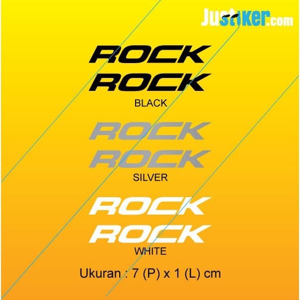 Rock Frame Logo Sticker, Element Rock Bicycle Sticker | Shopee Philippines