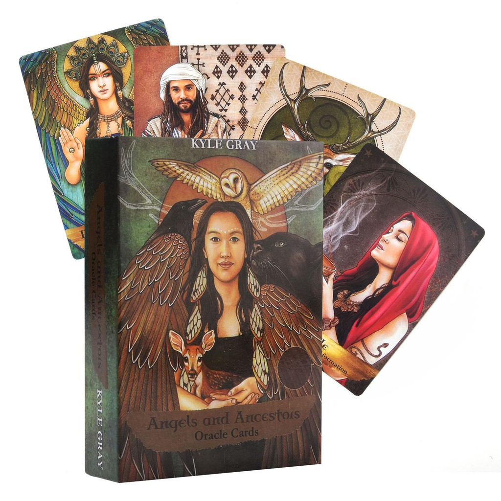 Angels and Ancestors Oracle Cards A 55-Card Deck and Divination Sealed ...