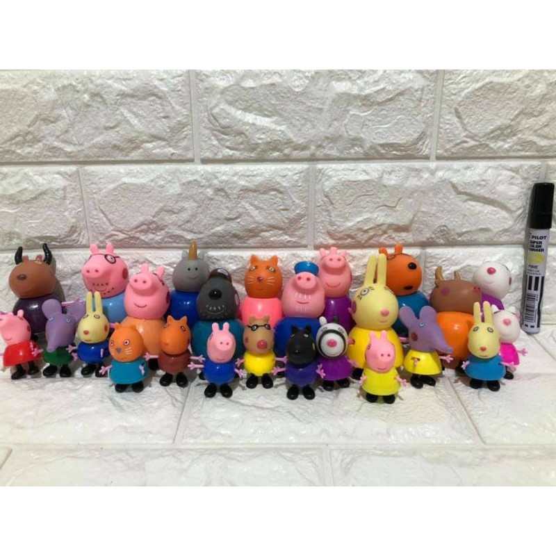 Peppa pig 25 piece 2024 figures