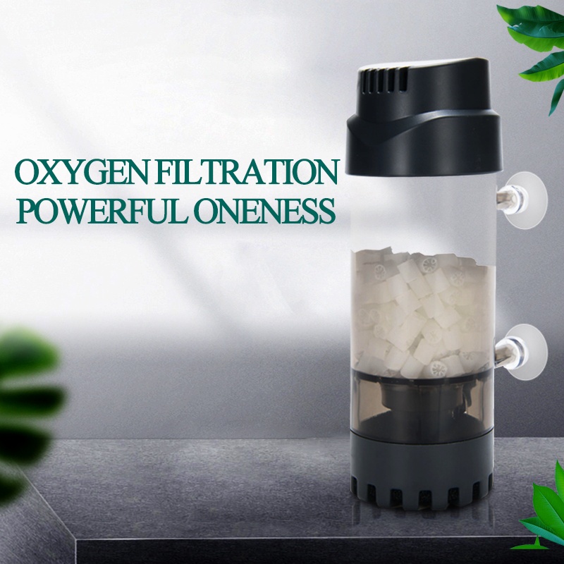 YEE Fish Tank Filter Fluidized Bed Bacteria Suction Mini Antigas Lift