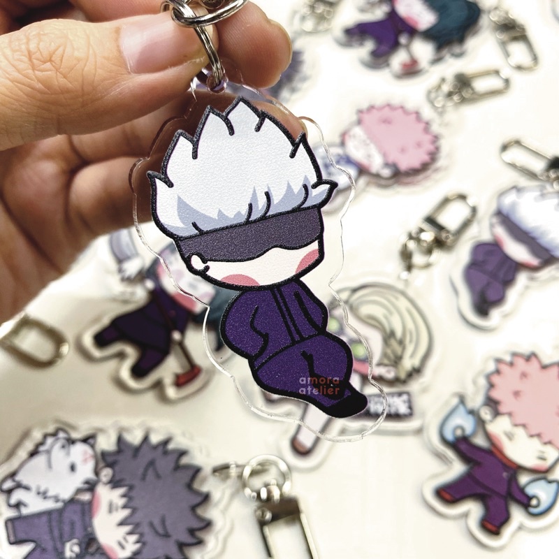 Acrylic Keychain | Jujutsu Kaisen JJK Charms | Fan Art by Amora Atelier ...