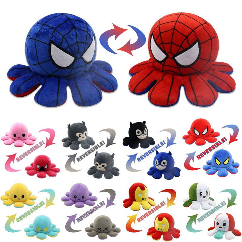 Marvel Spiderman Peluche Pulpo Reversible Spiderman Pulpos - Main Image