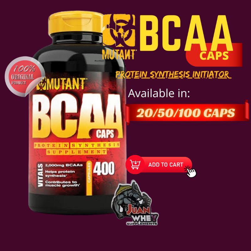 MUTANT BCAA CAPSULES (20 50 100) Shopee Philippines