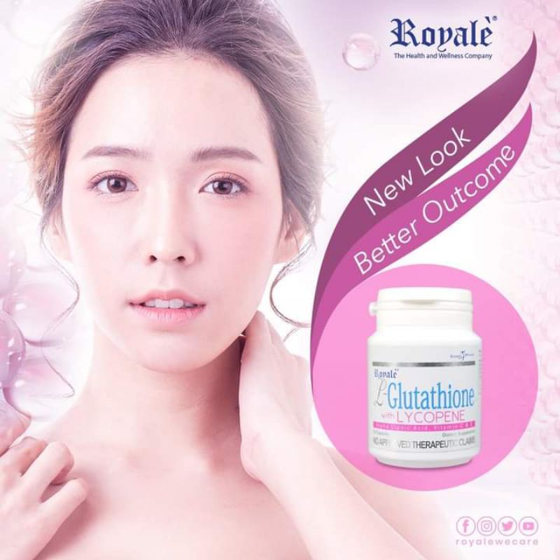 Royale L-Glutathione with Lycopene former Pinkish Glow