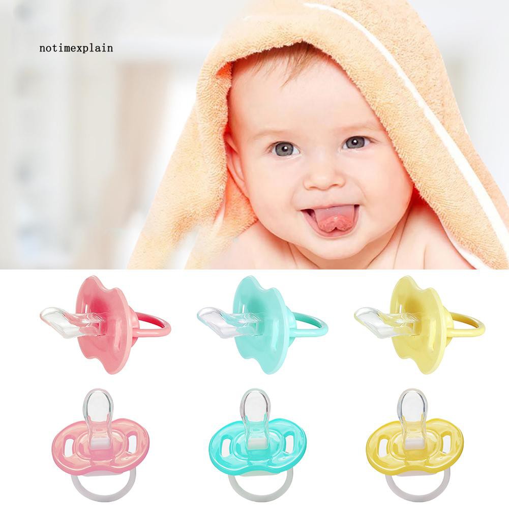 🍼Baby💕Toddler Baby Safety Silicone Dummy Soother Teething Pacifier Sleep Thumb Nipple Shopee