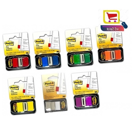 Post-it® Standard Page Flags In Dispenser, White
