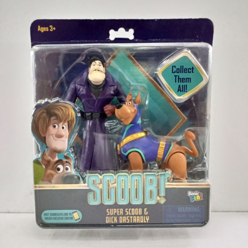 Scoob! Movie Super Scoob & Dick Dastardly Figure 2-Pack by Basic Fun ...