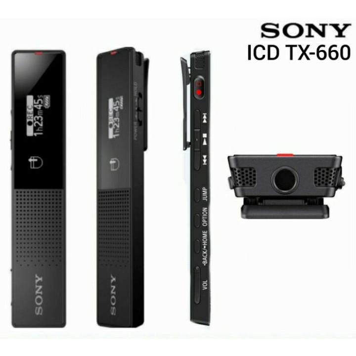 Sony ICD-TX660 lightweight and ultra-thin Digital Voice Recorder