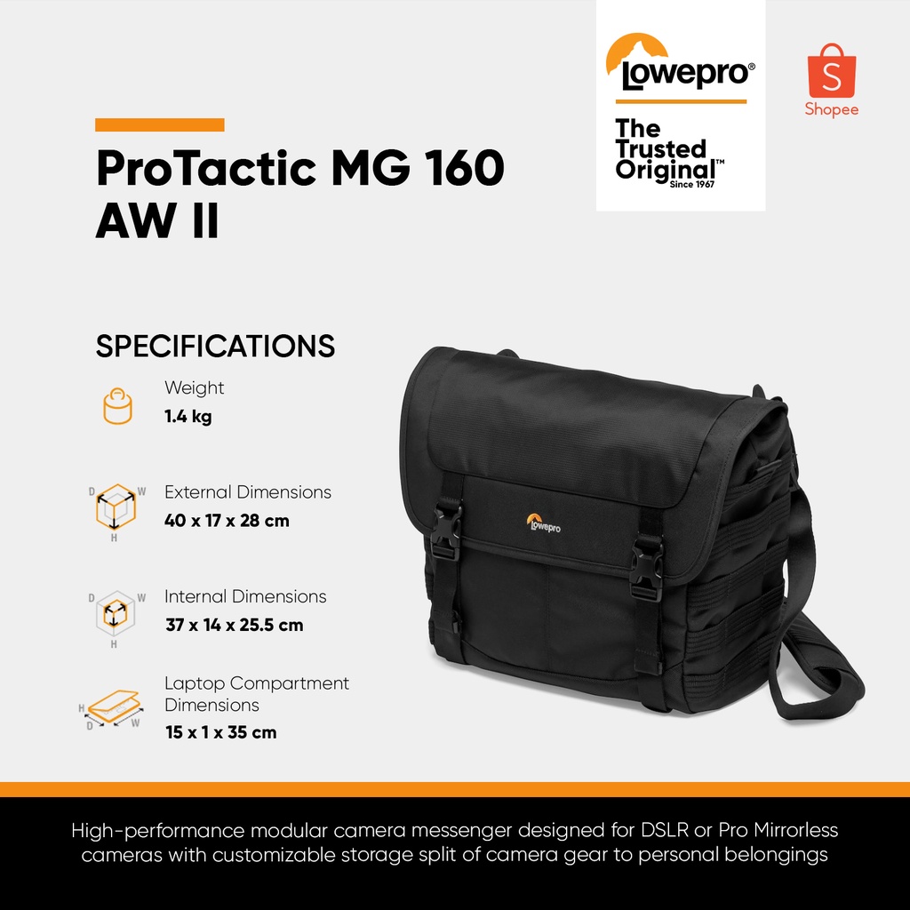 Lowepro Protactic MG 160 AW II Camera Bag