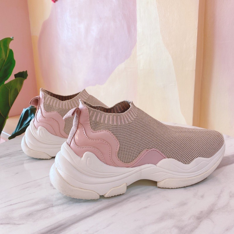 Zara Pink Rubber Shoes Sneakers Shopee Philippines