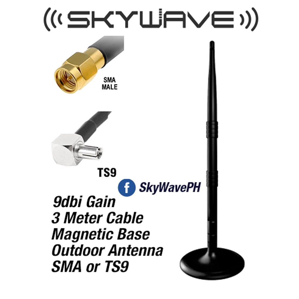 SkyWave Portable Omnidirectional Antenna for 5G / 4G LTE / 3G with ...