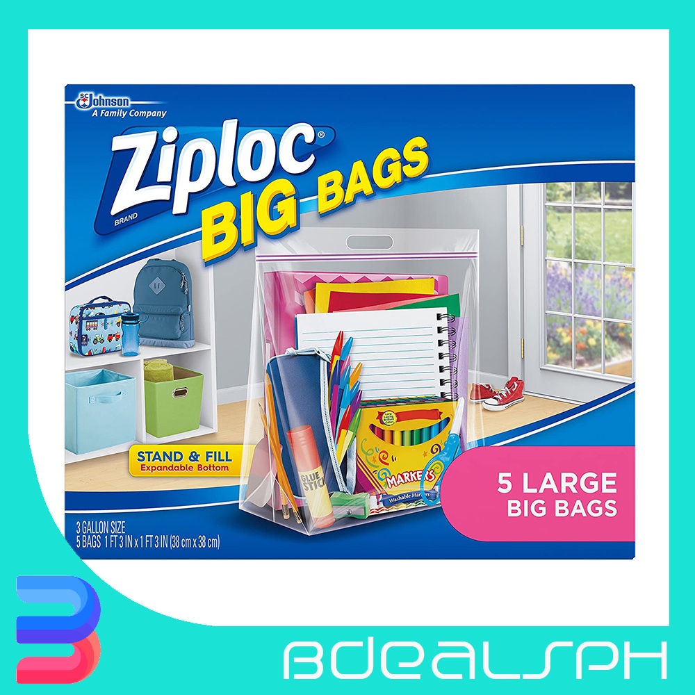 Ziploc Big Bags with Expandable Bottom Shopee Philippines