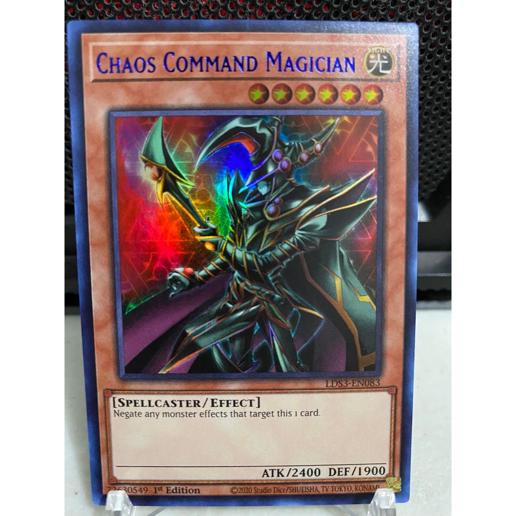 Chaos Command Magician - LDS3-EN083 - Ultra Rare 1st Edition | Shopee  Philippines