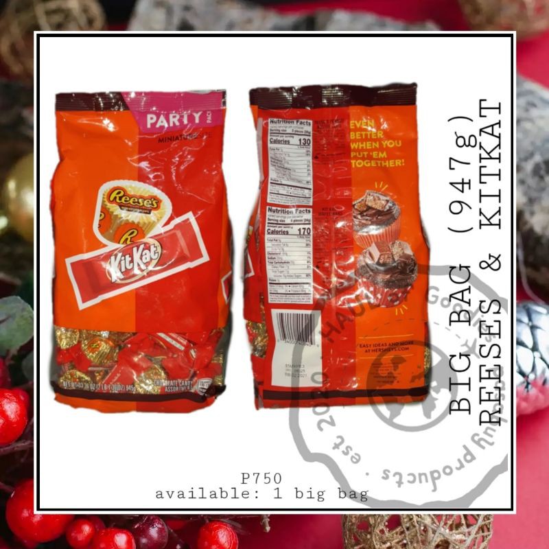 Reese's & kitkat party pack (bigbag) [HaulofGoodies] Shopee Philippines
