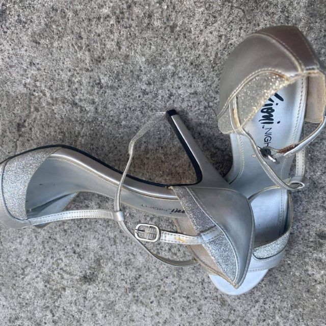 Payless shoes hot sale silver heels