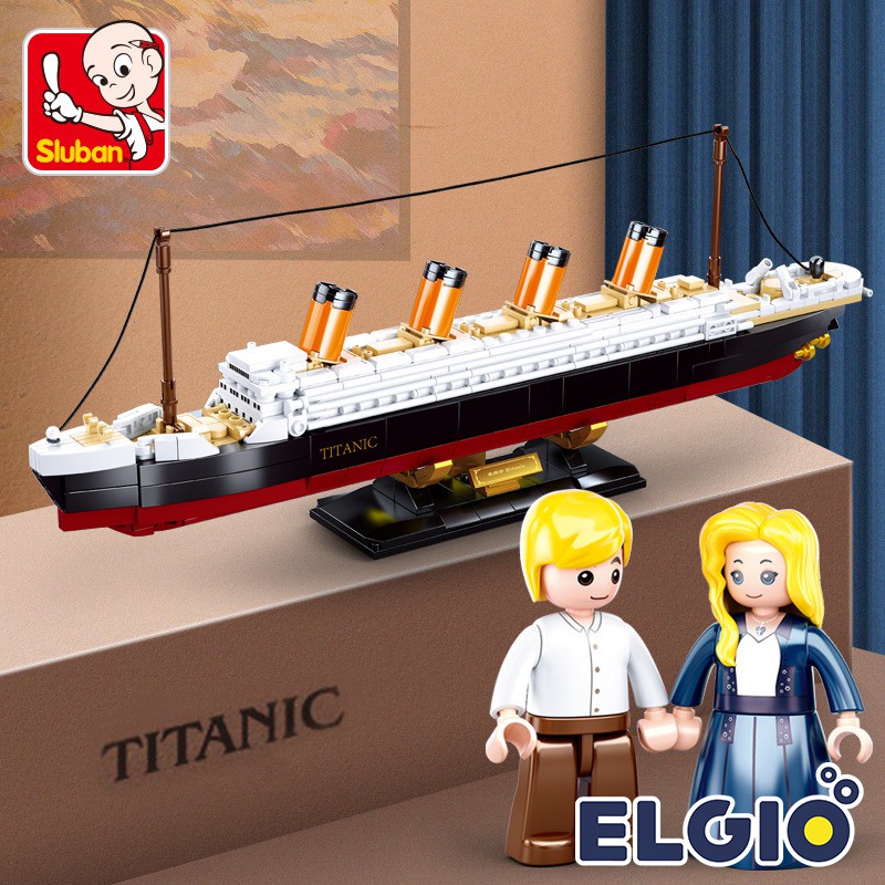 sluban model bricks titanic
