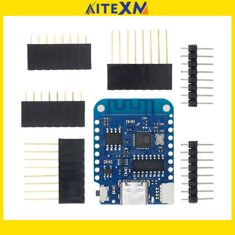 D1 Mini V4.0.0 TYPE-C USB WEMOS WIFI Internet of Things Board based ...