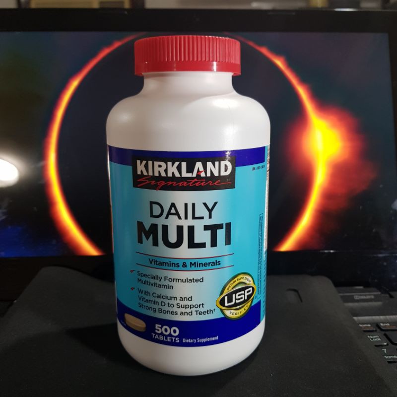 Kirkland Signature Daily Multi Vitamins & Minerals 500 Tablets