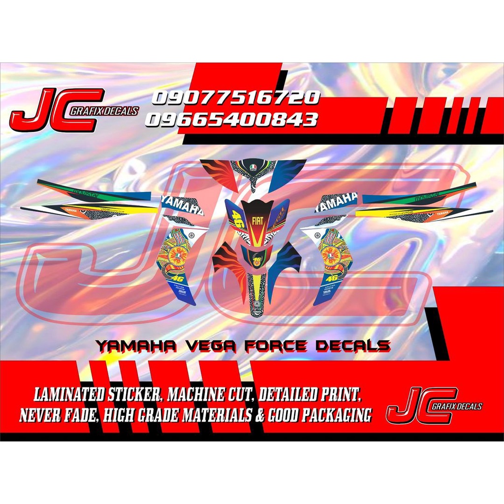 Yamaha Vega Force Decals Shopee Philippines