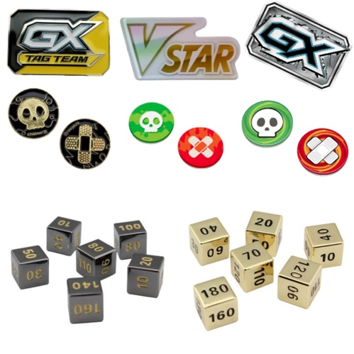 Pokémon DICE & COUNTERS. Original Authentic Pokemon Trading Card Game ...