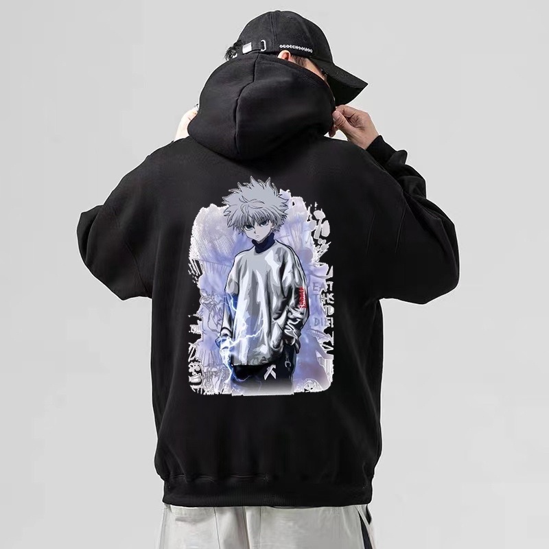 Anime Korean Fashion Hoodie Jacket Back Printing One Piece