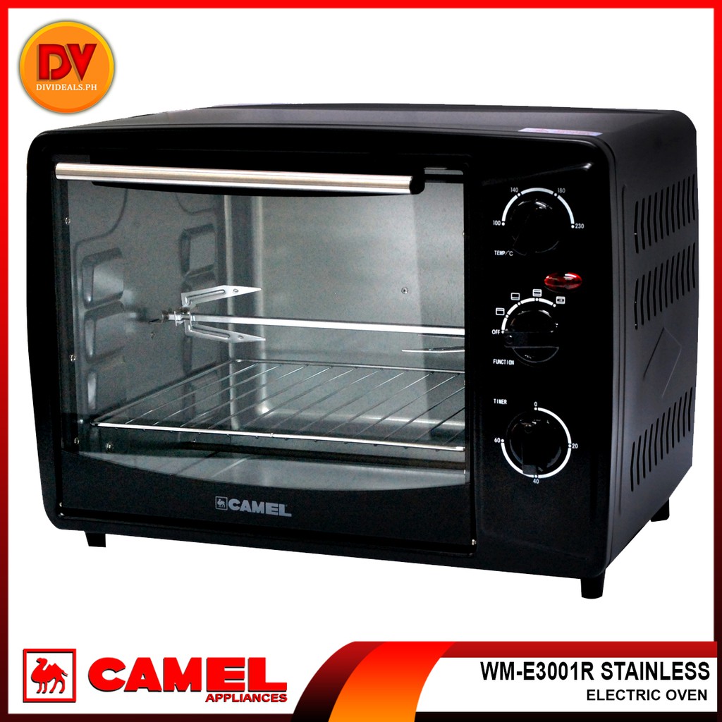Camel Appliances WME3001R 30L in 60mins Timer with Rotisserie Shopee