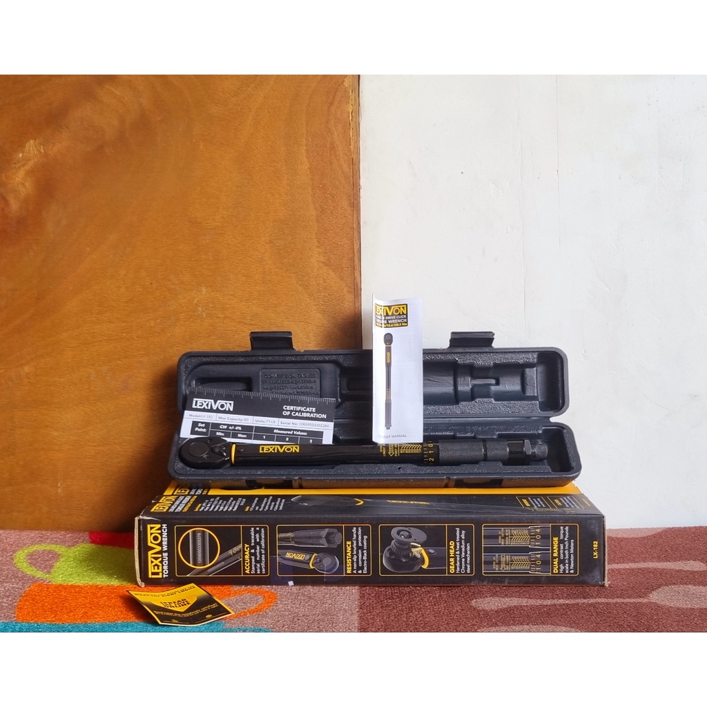 LEXIVON LX182 3/8Inch Drive Click Torque Wrench Shopee Philippines