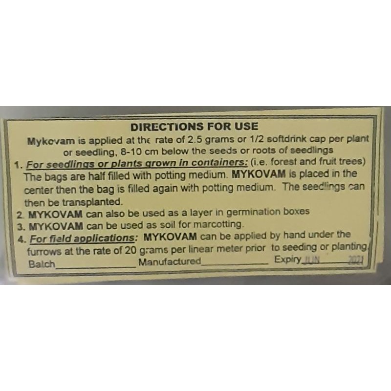 Mykovam Mycorrhizal Plant Grow Materials 5pck | Shopee Philippines