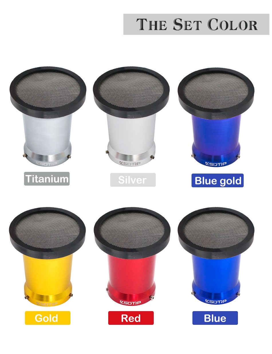 Motorcycle 40mm Carburetor Air Filter Cup With Net Velocity Stacks For