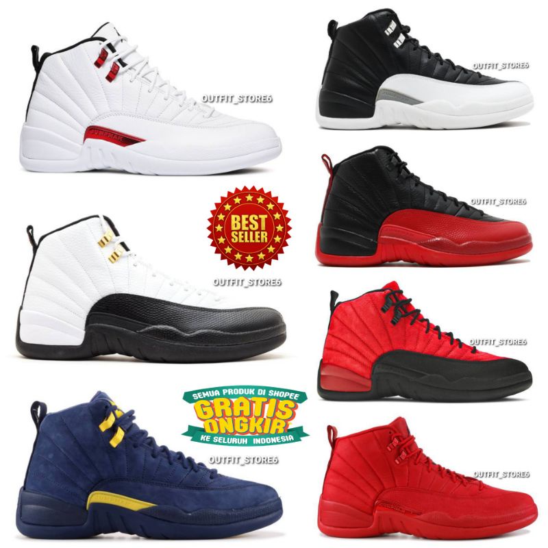 All red clearance jordan 12 outfit