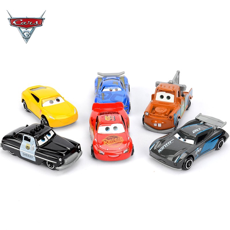 Disney Pixar Cars 2 McQueen Metal Toys Model Car Birthday Gift For Kids