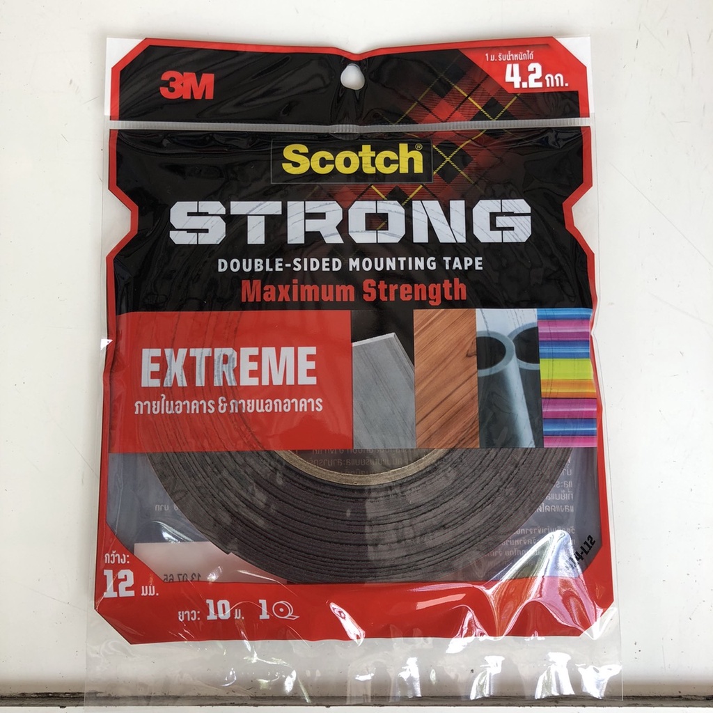 3M Scotch Double Sided Tape Strong Extreme Shopee Philippines