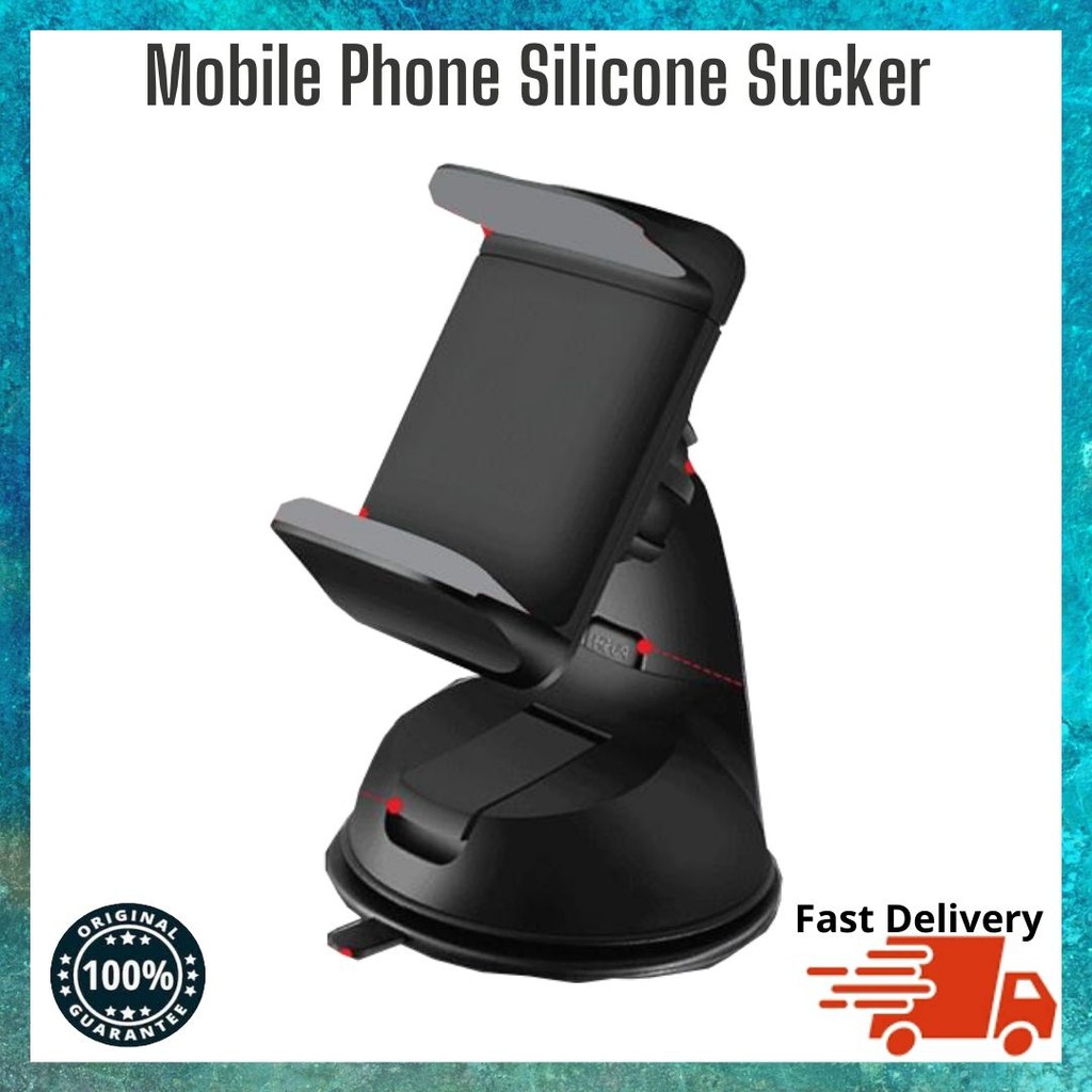 MOBILE PHONE SILICONE SUCKER CAR HOLDER CAR MOUNT Car Phone Holder ...