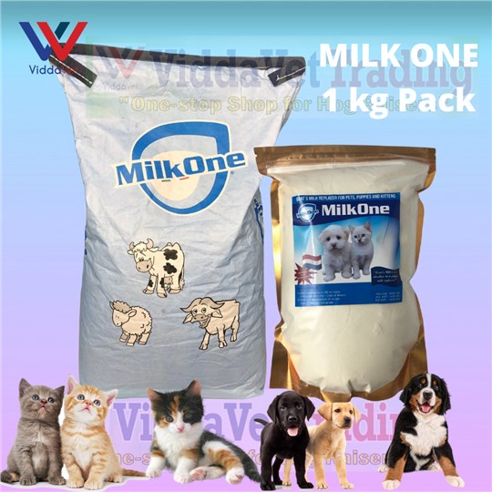 One kilo MILK ONE Goat's Milk Replacer for pets puppies puppy cats dogs