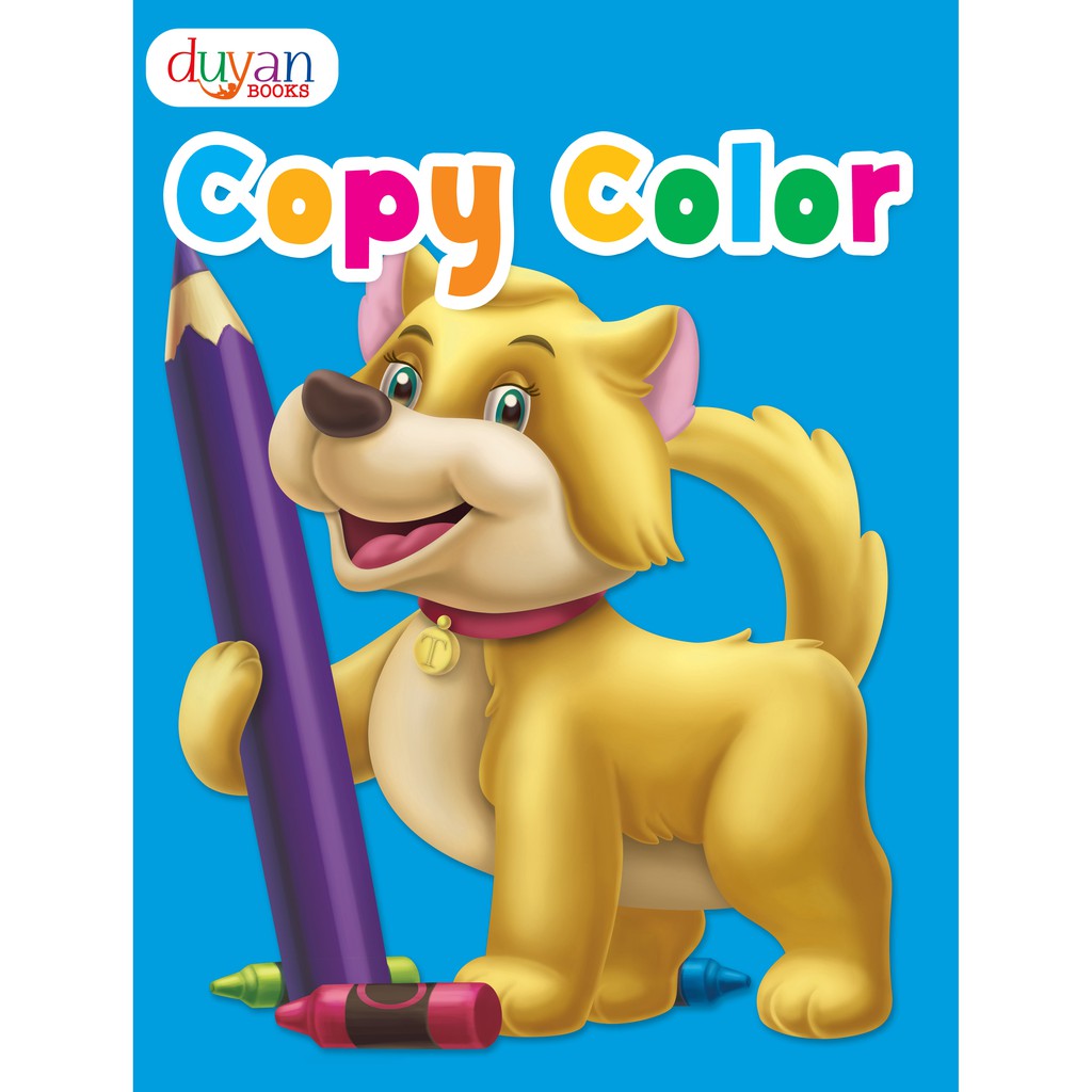 Copy Color - Coloring Book - Duyan Books - (Blue/Dog) | Shopee Philippines