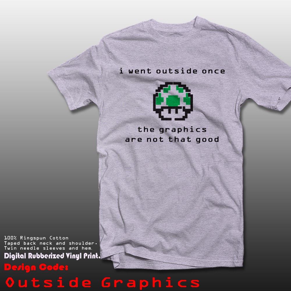 Gifo Shopee Tech Geek Outide Graphics Shirt | Shopee Philippines