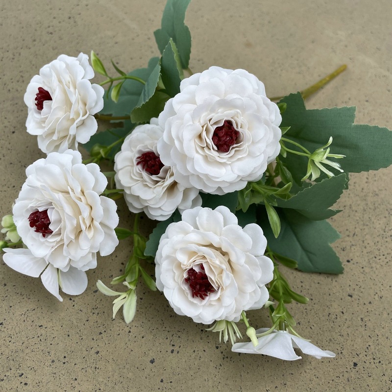 50Pcs Artificial Silk Flower Buds Bouquet Party Wall Decor Home