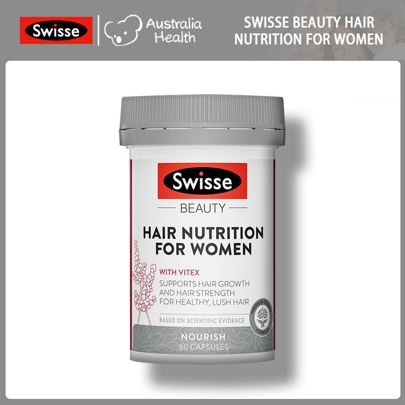 Swisse Hair Nutrition For Women 60 Capsules 5/2023 pEOS Shopee Philippines