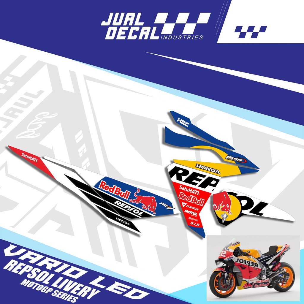 Vario LED REPSOL MotoGP livery 2015 2016 2017 2018 Motorcycle Variation ...